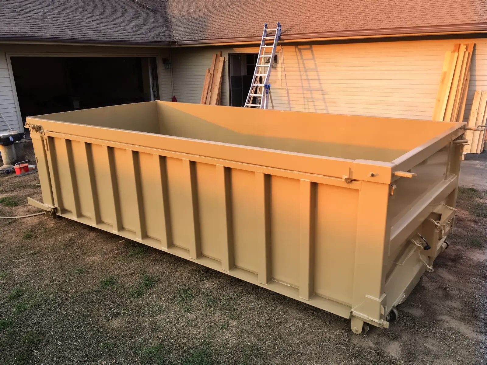 Roll-off dumpster from Hartworth Family Dumpsters in Haltom City, TX